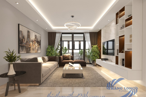 Thiết kế thi công nội thất căn hộ 3 ngủ chung cư Mulberry Land - Hà Đông